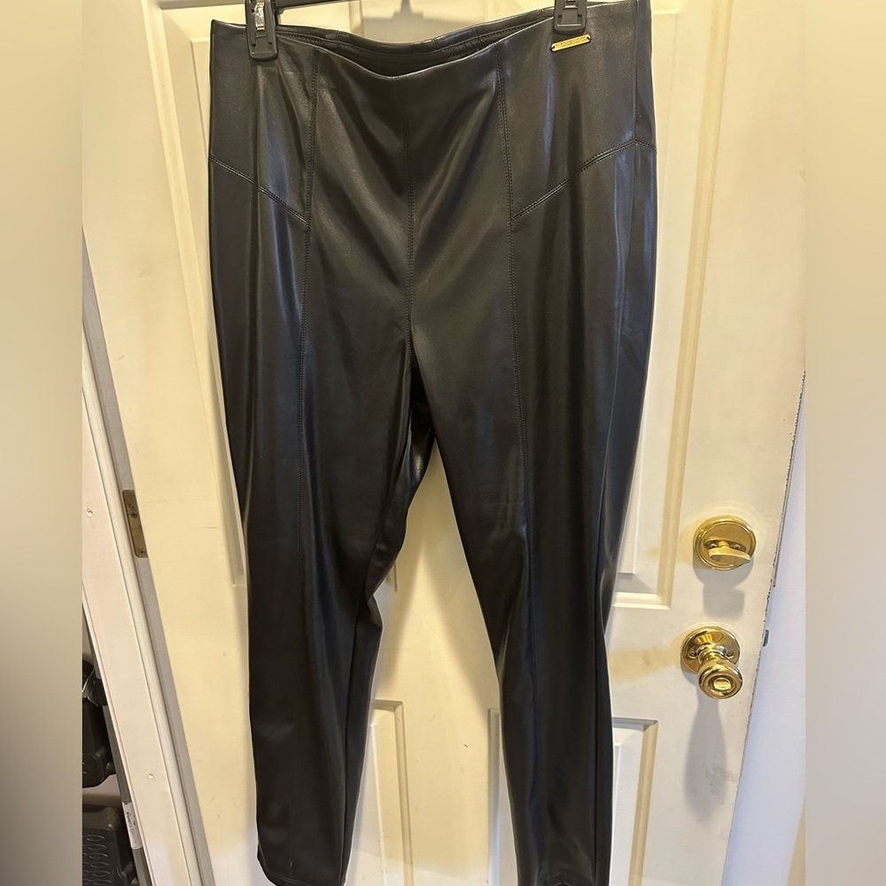 Marc New York faux leather pants; size L; brand new
